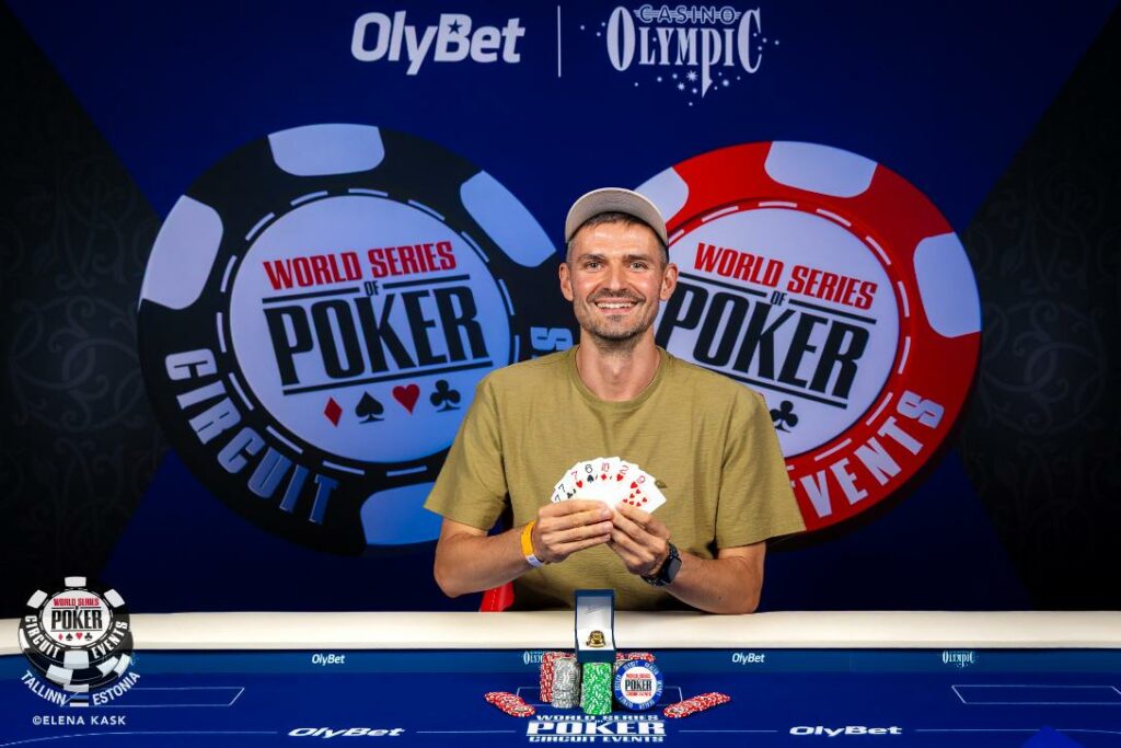 Krzysztof Budka Wins WSOP Circuit Tallinn 8-Game as Main Event Reaches Day 2