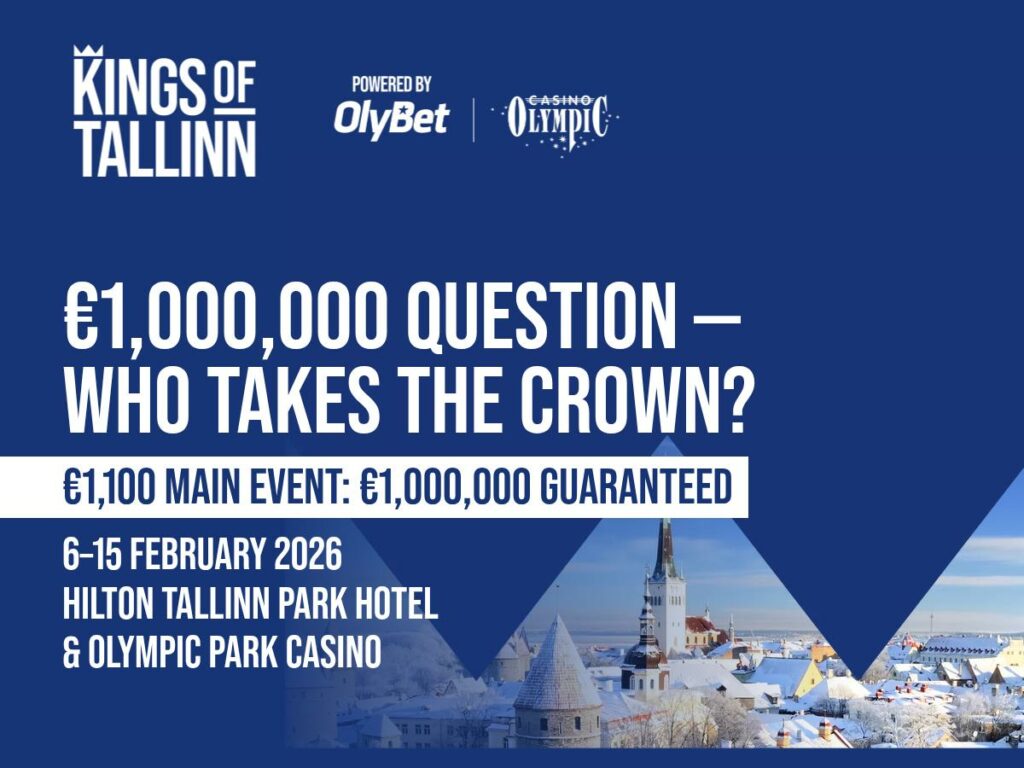 OlyBet Announced Record 74-Event 2026 Kings of Tallinn Schedule (Feb. 5-15)