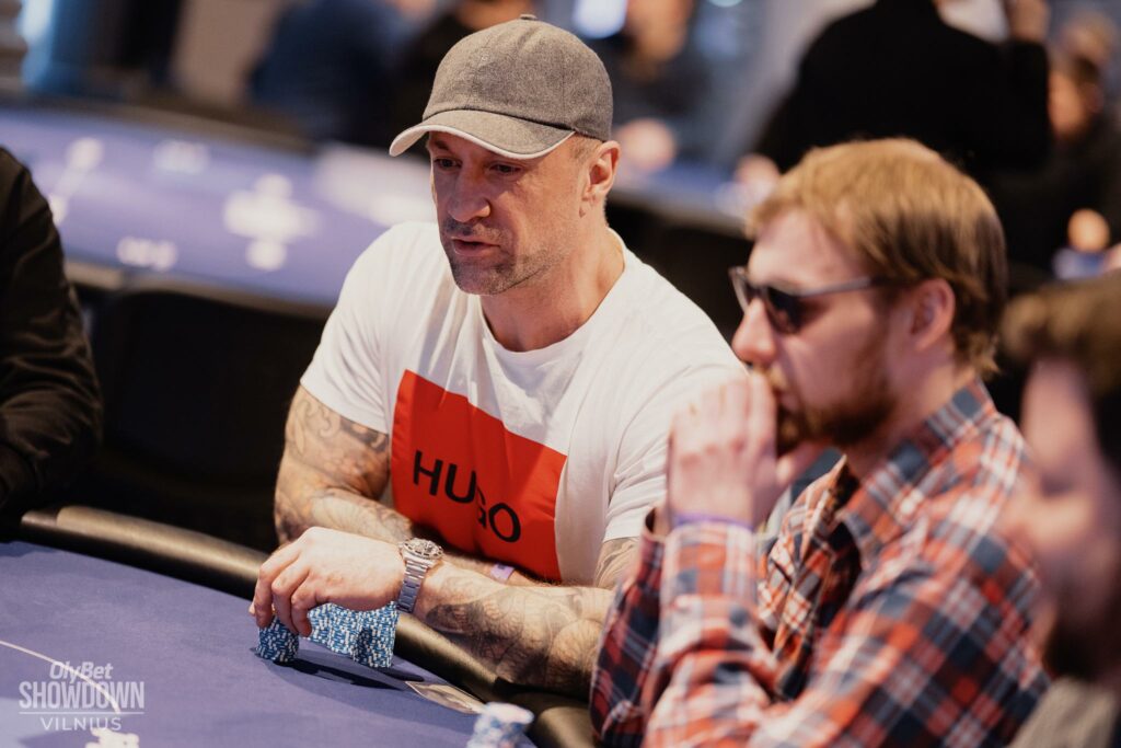 Algirdas Saveikis Leads OlyBet Showdown Vilnius Ace Breaker €555 NLH Final Table