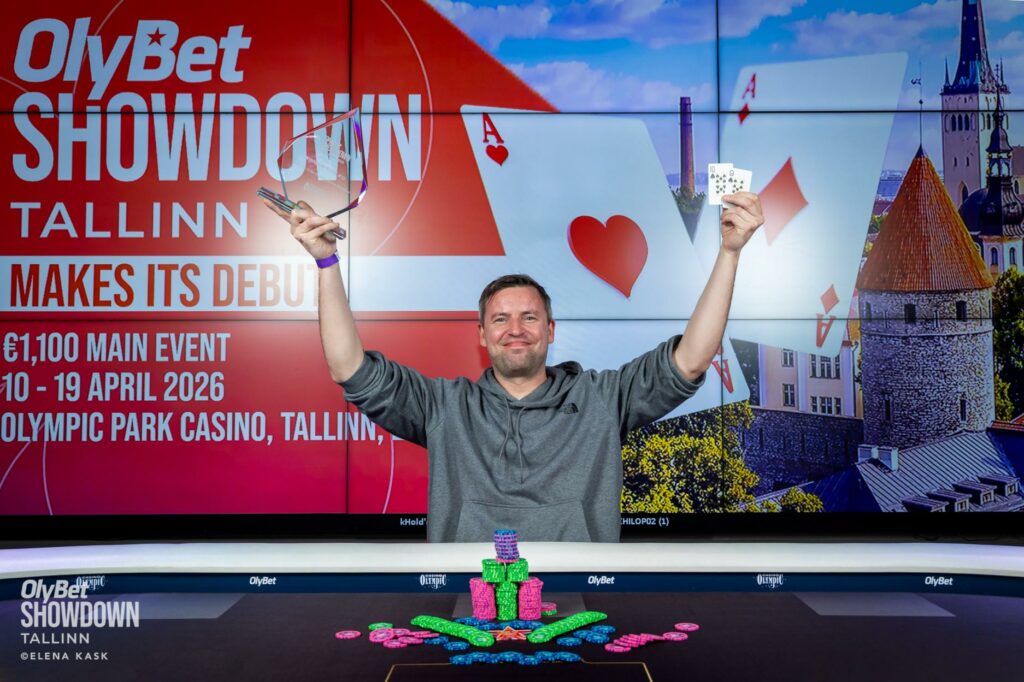 Andreas Backlund Wins 2026 OlyBet Showdown Tallinn €1,100 Main Event (€37,848)