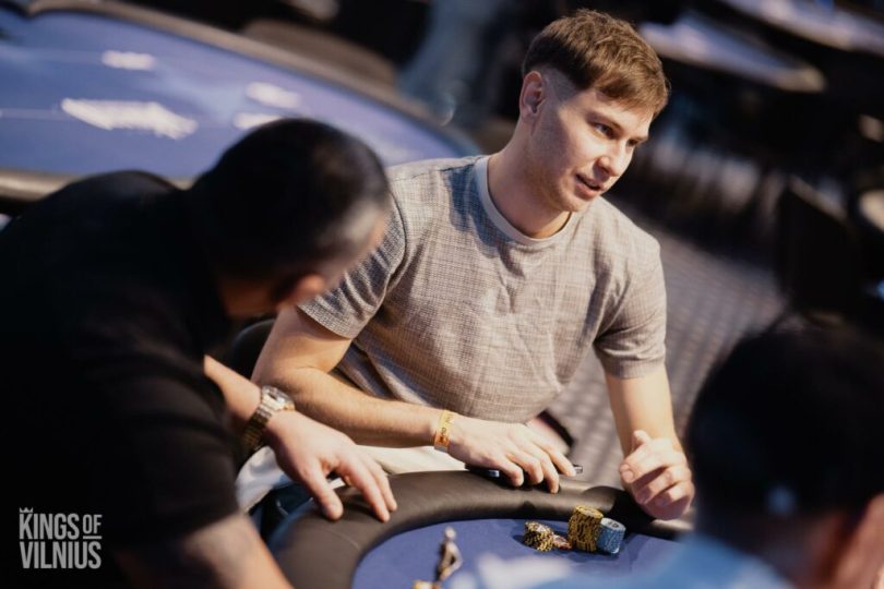 Marius Kudzmanas Wins Big Flip to Lead Kings of Vilnius €2K High Roller