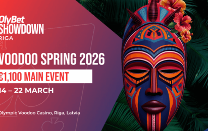 €1,100 Main Event Headlines the 2026 OlyBet Showdown Voodoo Riga Spring Edition (March 14-22)
