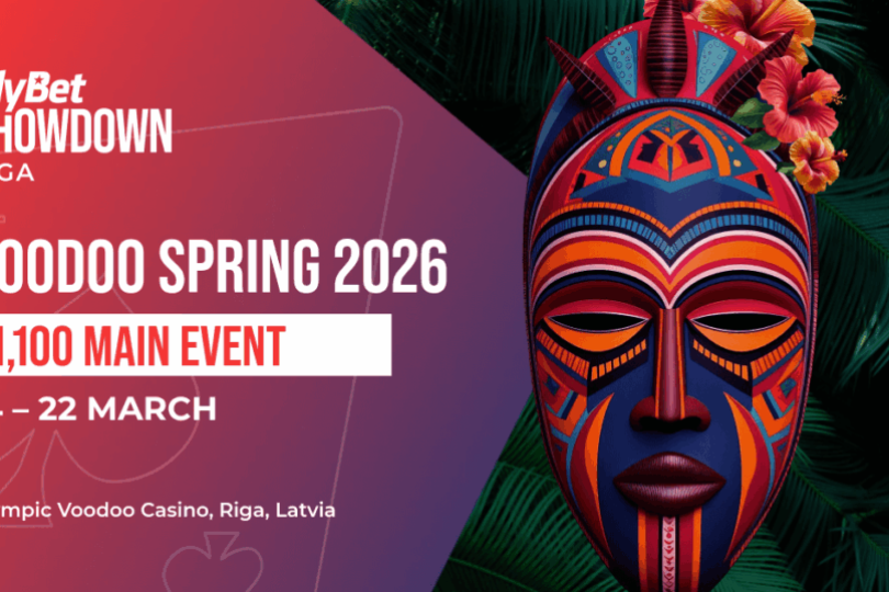 €1,100 Main Event Headlines the 2026 OlyBet Showdown Voodoo Riga Spring Edition (March 14-22)