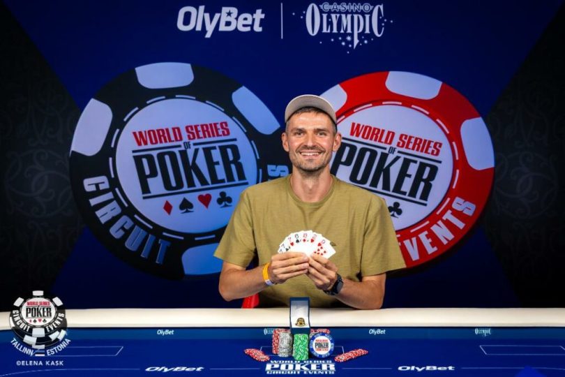 Krzysztof Budka Wins WSOP Circuit Tallinn 8-Game as Main Event Reaches Day 2