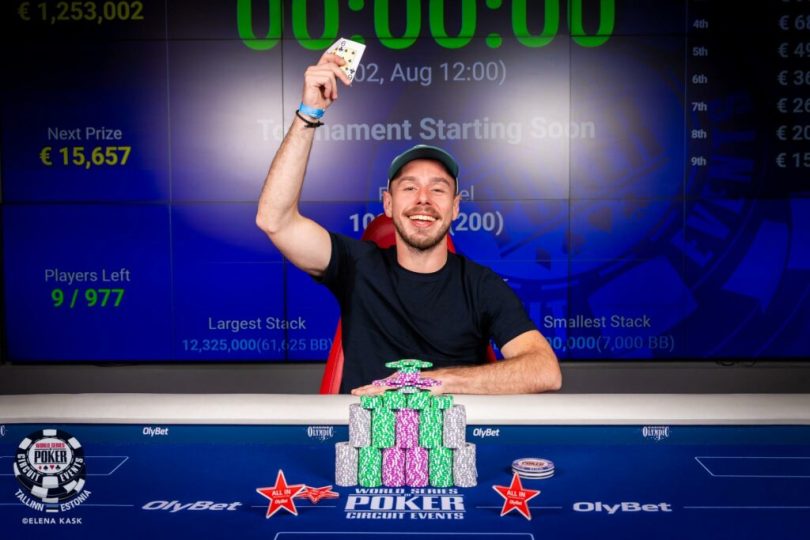 Julian Selinger Wins €1,500 Main Event During the 2026 WSOP Circuit Tallinn for €210,000